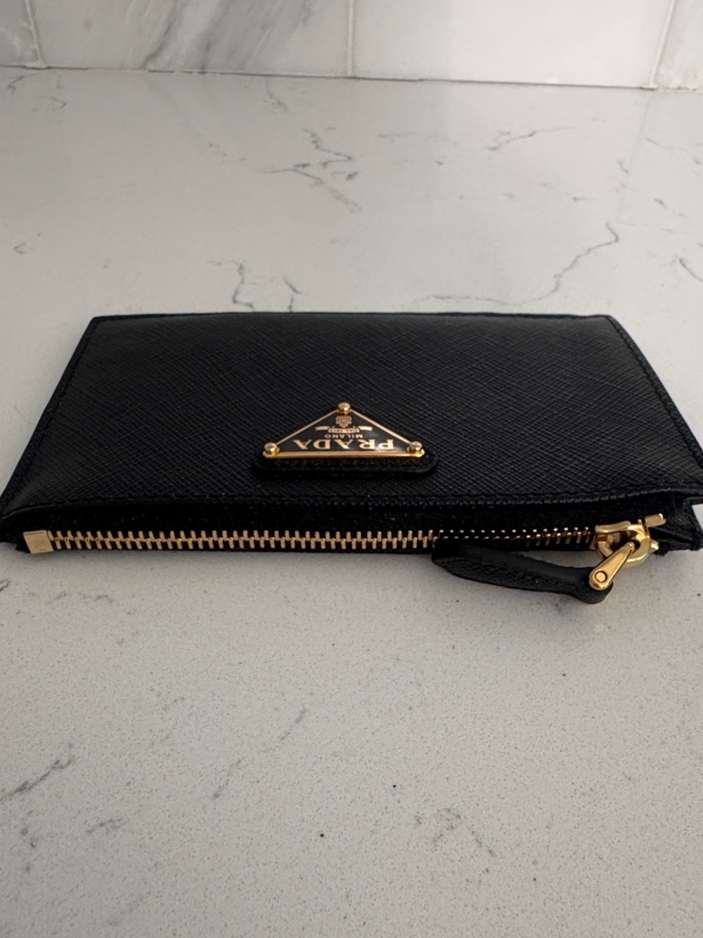 Prada Black Saffiano Leather Card Holder - Picture 8 of 13